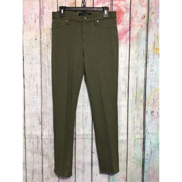 NEW Calvin Klein Jeans Olive Green Jeggings Size 10 - Picture 9 of 11